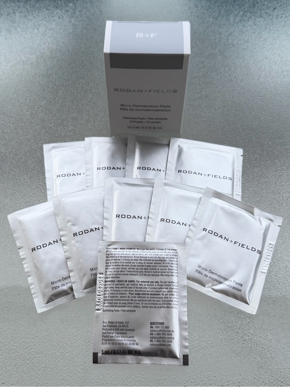 Rodan + Fields Micro-Dermabrasion Paste 5mL Travel Packs ~ Box of 10 Packs - Picture 2 of 5